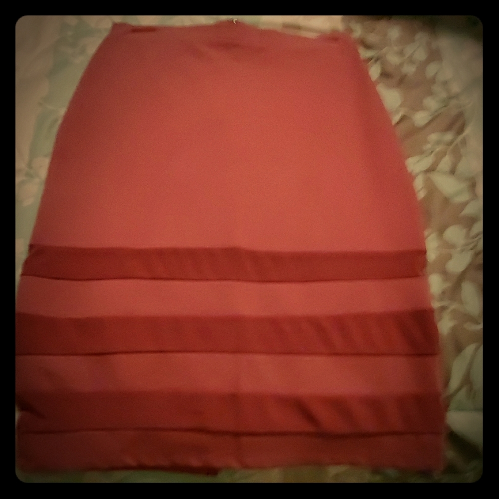 Pink Pencil Skirt